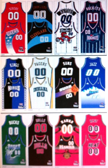 Adidas nba throwback jersey