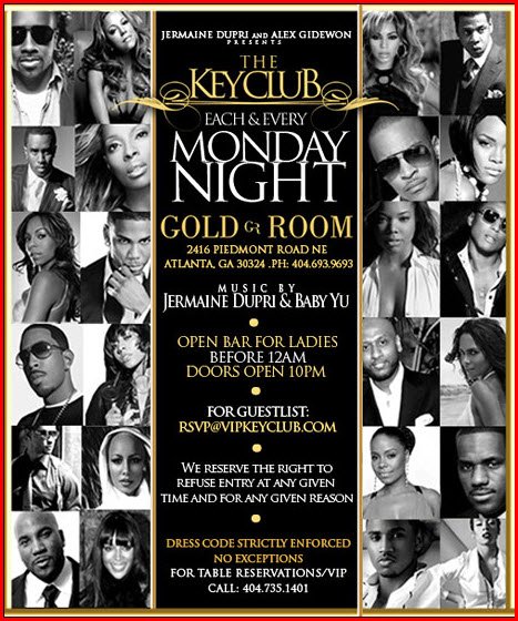 The Keyclub Monday Night Gold Room Atlanta Atlanta