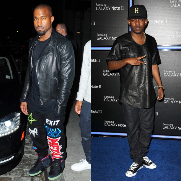 Kanye West Rocks Santanic Pants To Samsung Galaxy Note II Launch ...