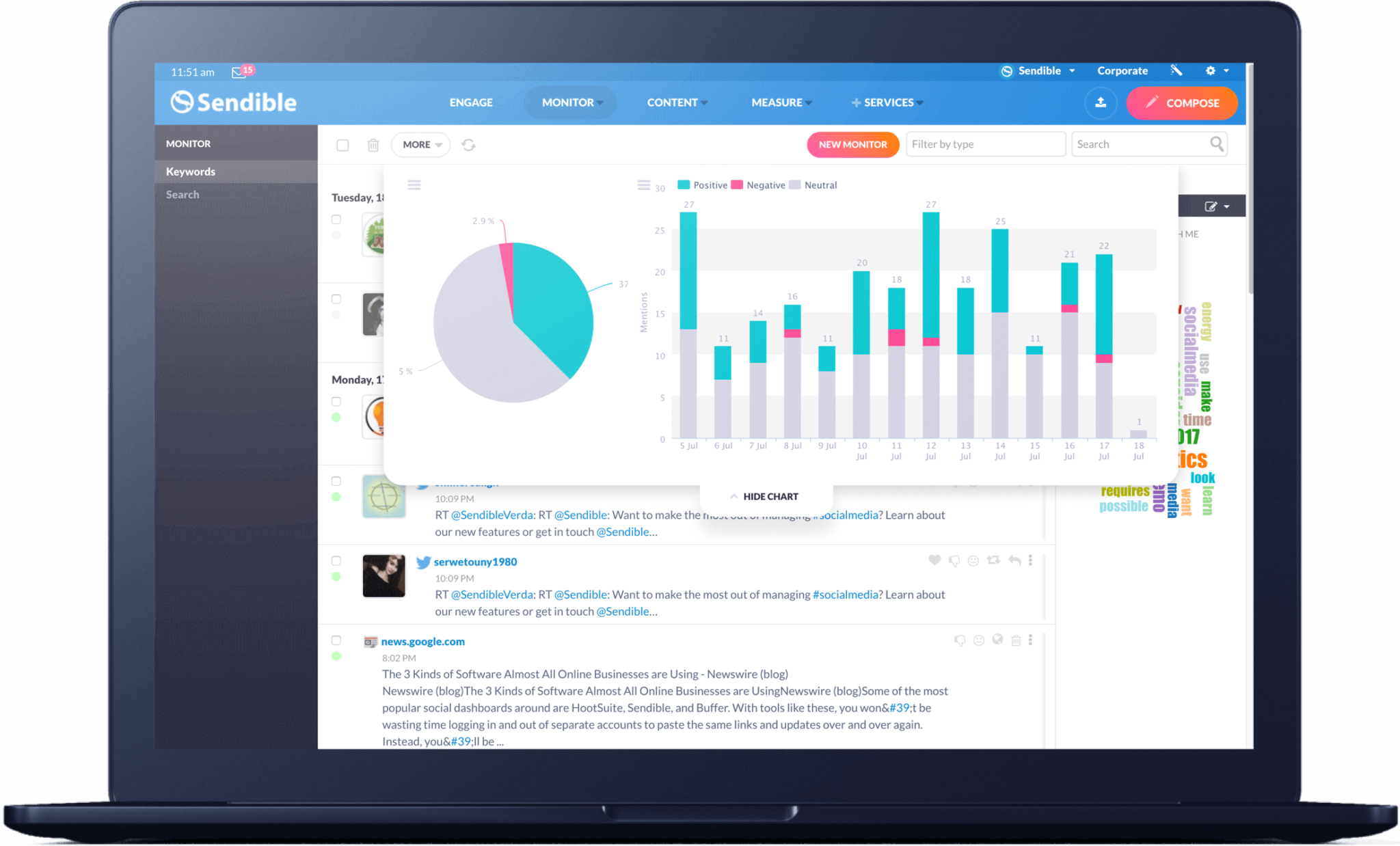 Software kinds. "Content monitoring and filtering".